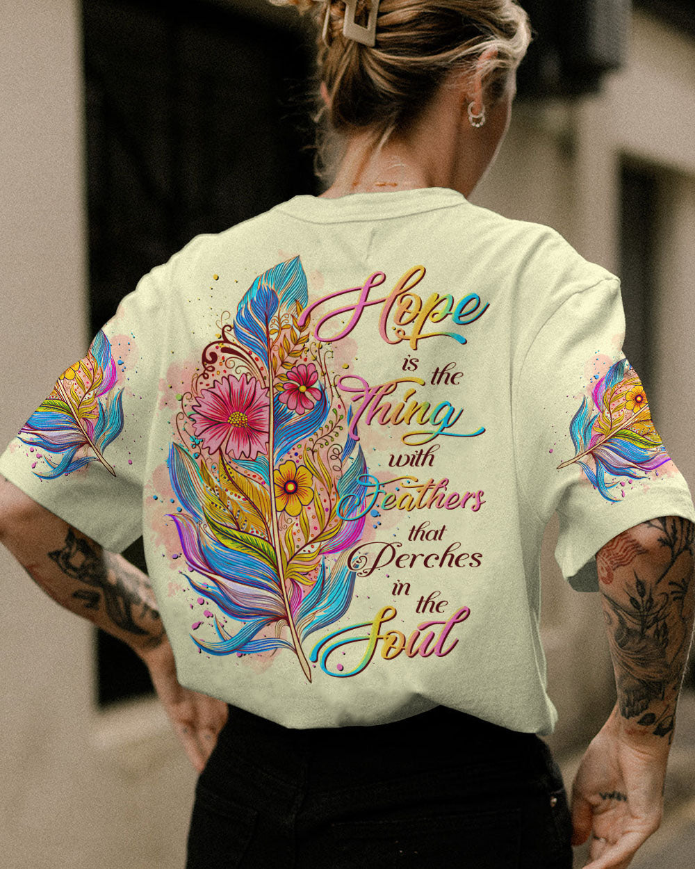 HOPE IS THE THING WITH FEATHERS ALL OVER PRINT - TLTR2606232