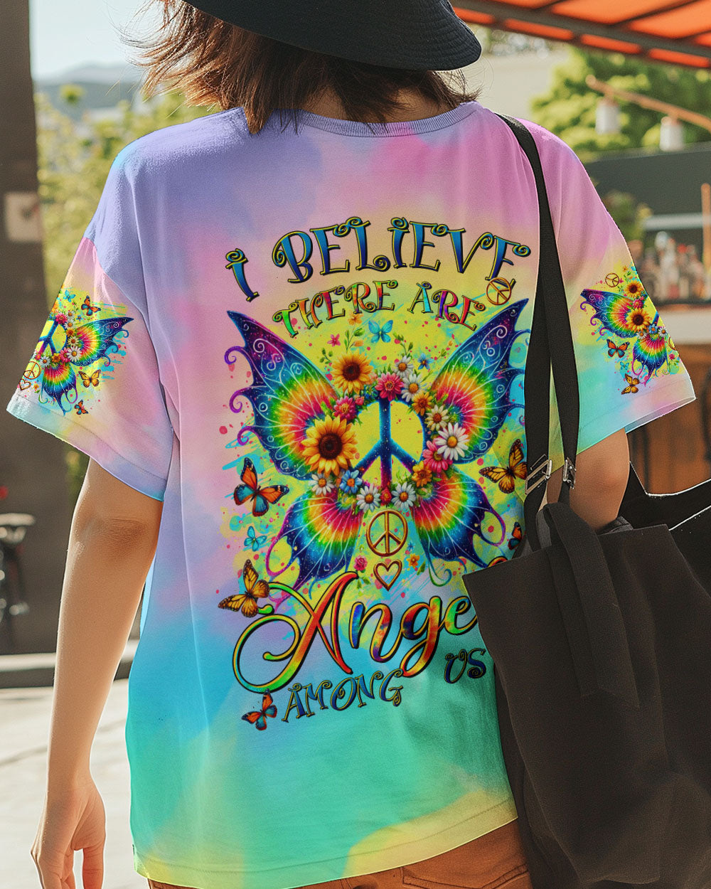 I BELIEVE THERE ARE ANGELS AMONG US WINGS ALL OVER PRINT - TLTR2609243
