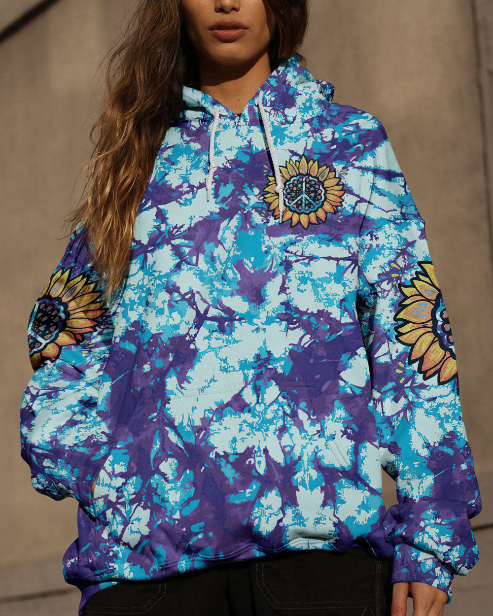 PEACE Y'ALL TIE DYE ALL OVER PRINT - TLTR2706233