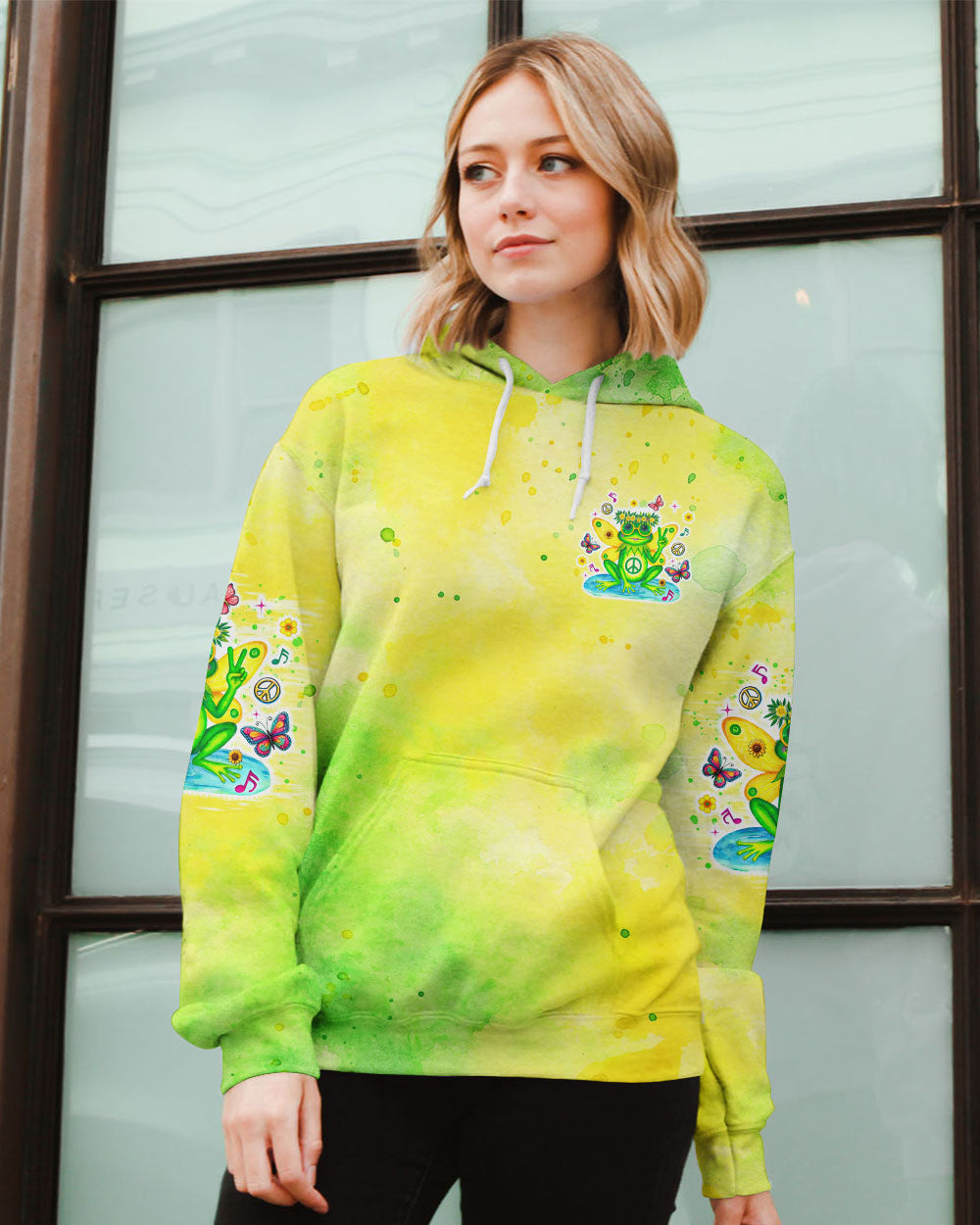 I BELIEVE THERE ARE ANGELS AMONG US FROG ALL OVER PRINT - TLTR2708243