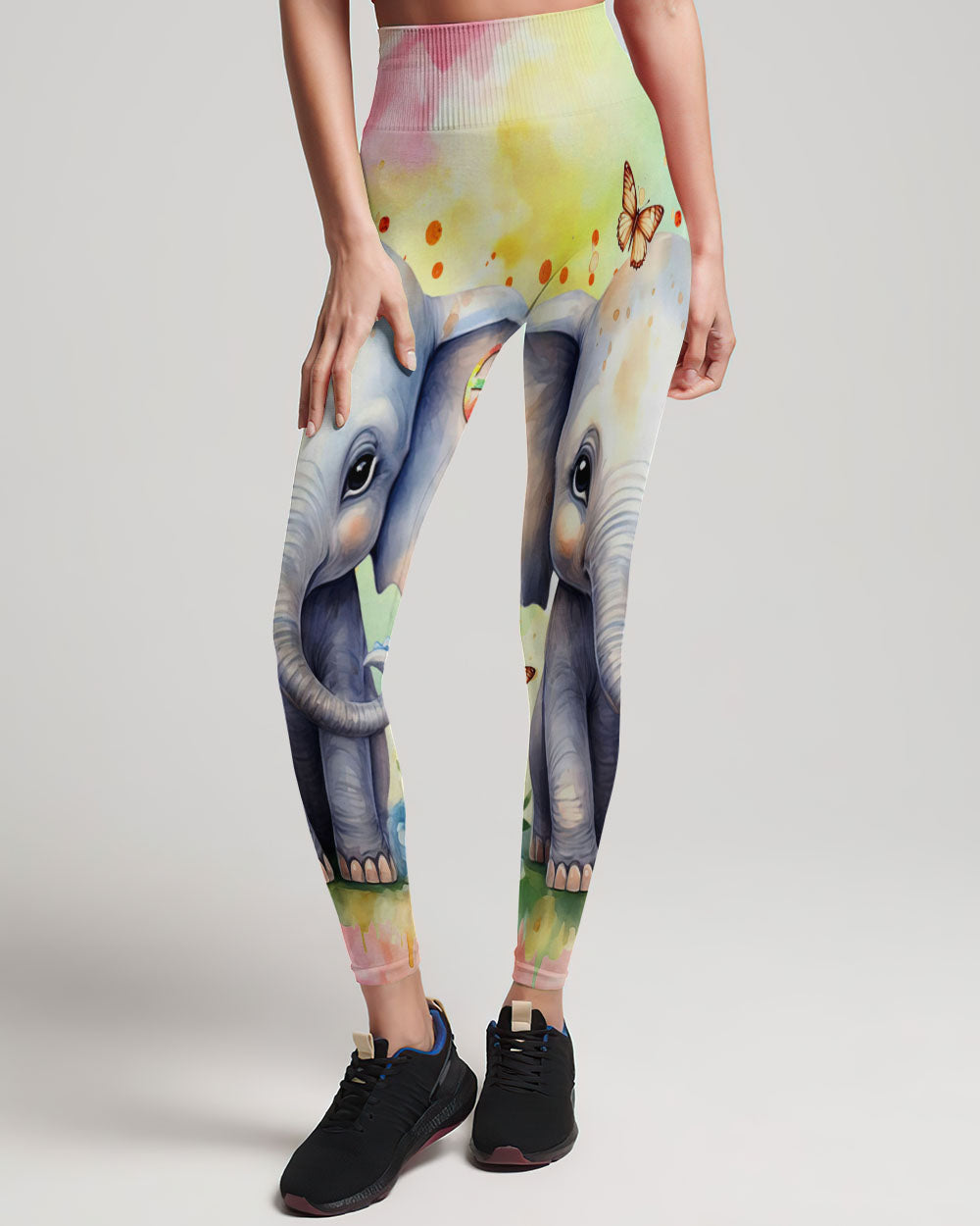 BE YOU THE WORLD WILL ADJUST ELEPHANT ALL OVER PRINT - TLTR2711233