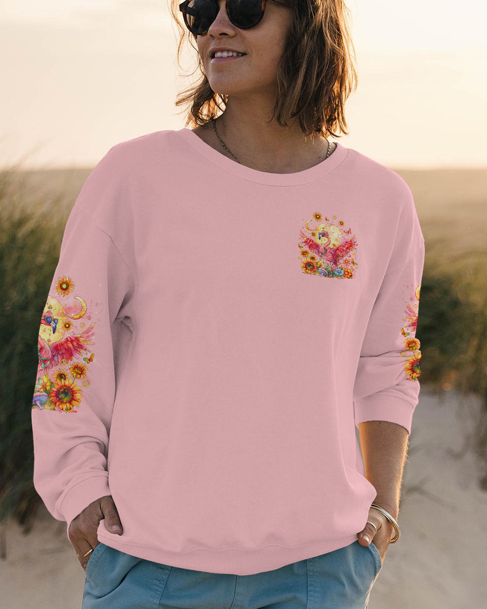 MAKE TODAY FLAMAZING FLAMINGO ALL OVER PRINT  - TLTR2711241