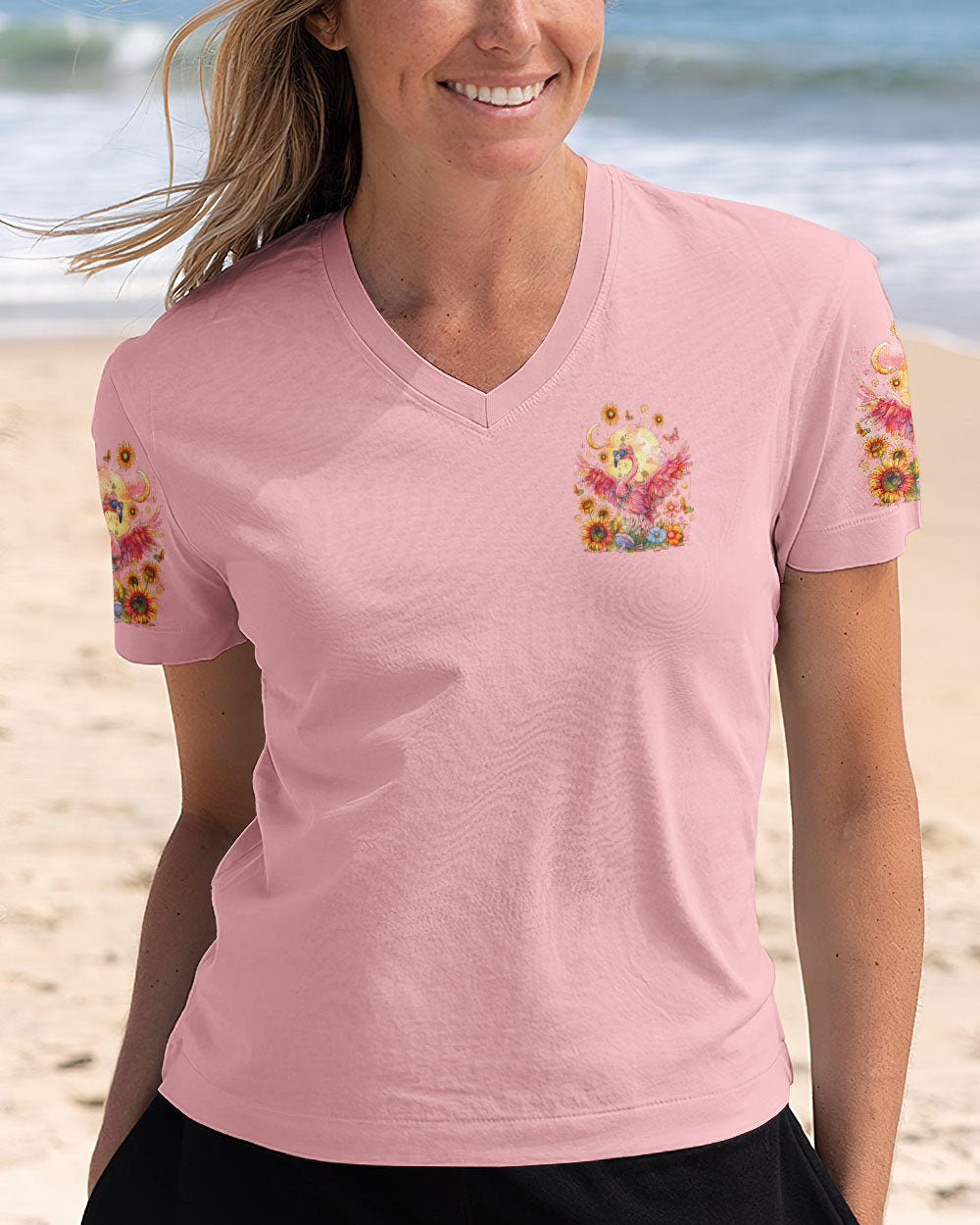 MAKE TODAY FLAMAZING FLAMINGO ALL OVER PRINT  - TLTR2711241