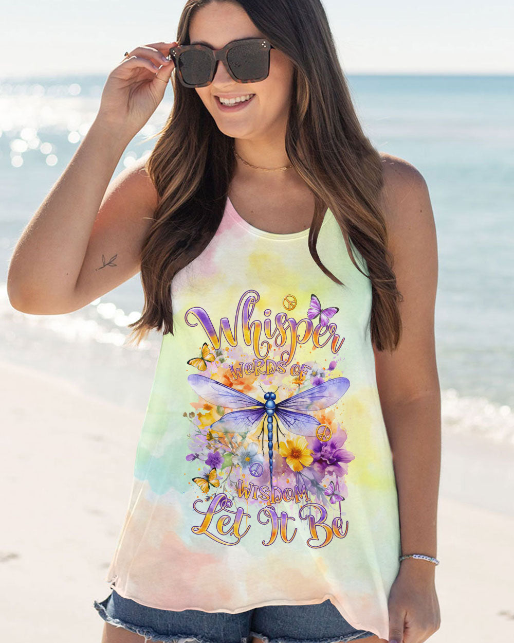 WHISPER WORDS OF WISDOM DRAGONFLY ALL OVER PRINT - TLTR2712235