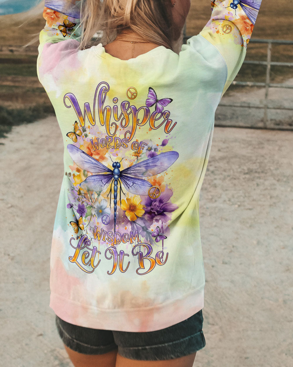WHISPER WORDS OF WISDOM DRAGONFLY ALL OVER PRINT - TLTR2712235