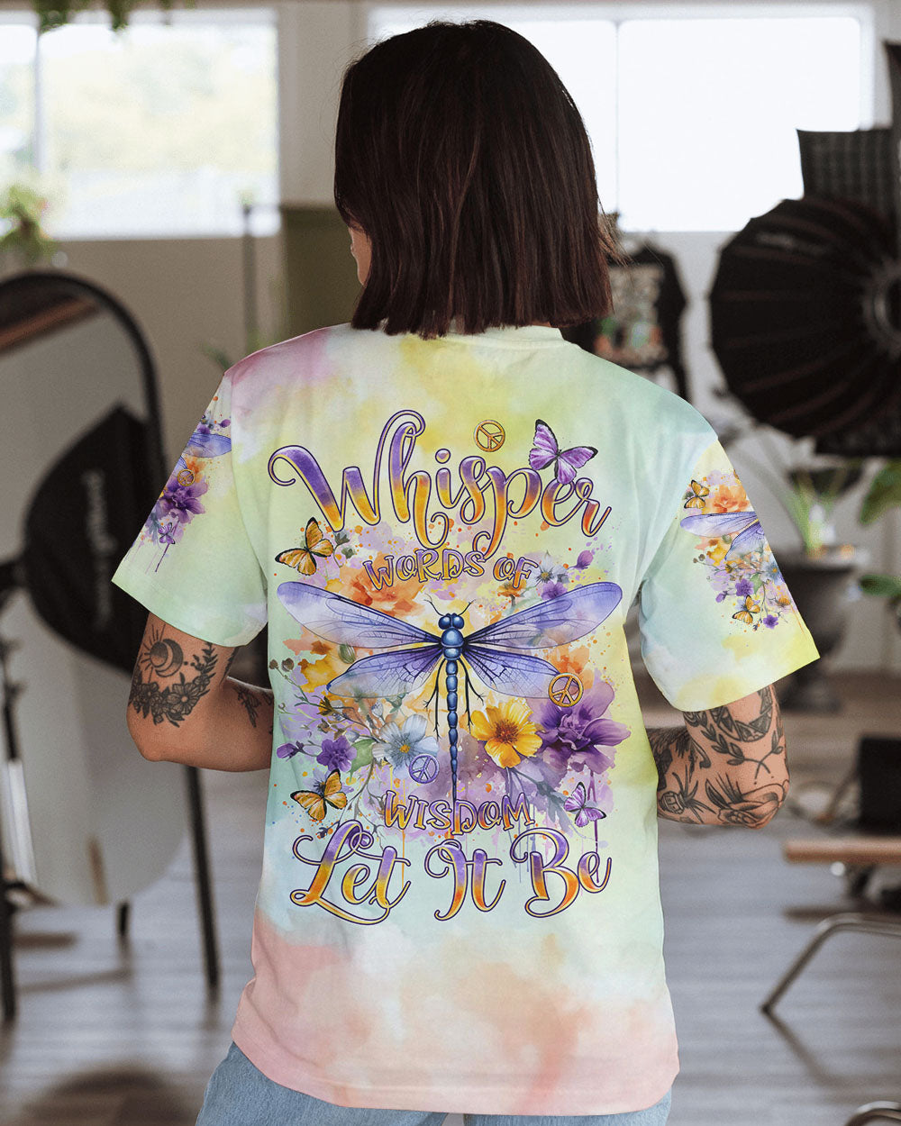 WHISPER WORDS OF WISDOM DRAGONFLY ALL OVER PRINT - TLTR2712235