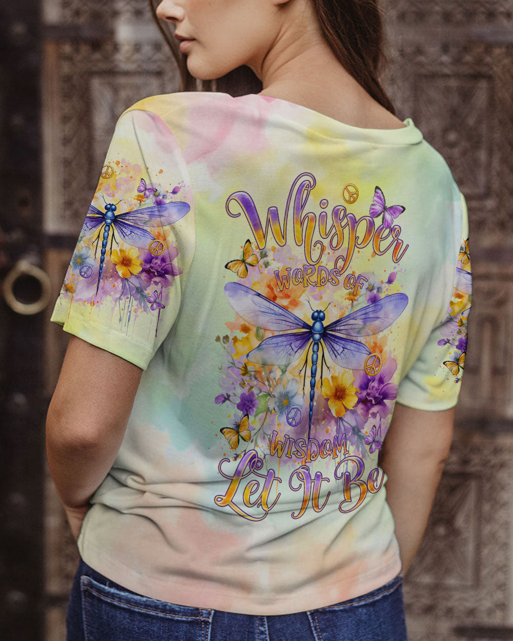 WHISPER WORDS OF WISDOM DRAGONFLY ALL OVER PRINT - TLTR2712235