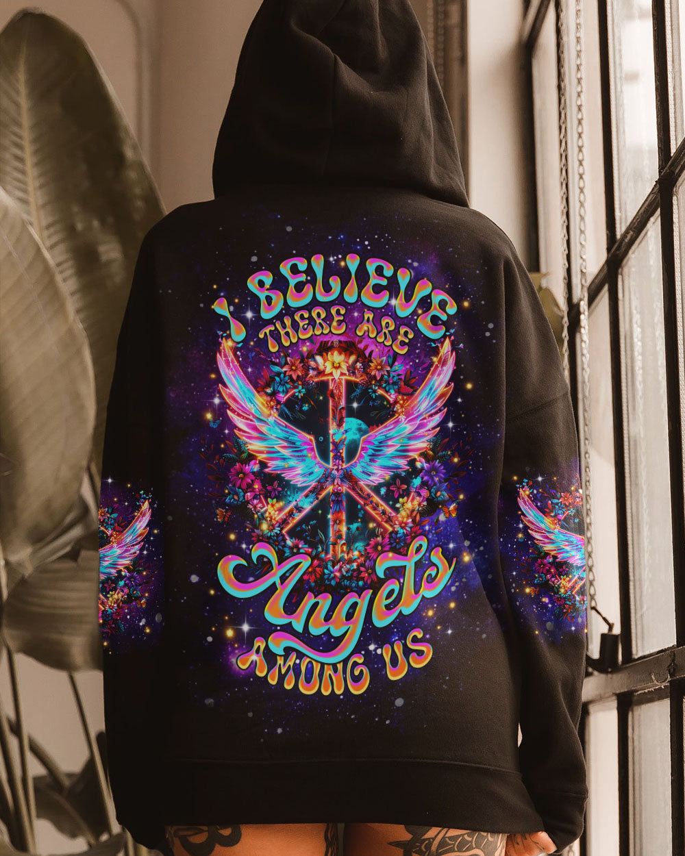 I BELIEVE THERE ARE ANGELS AMONG US WINGS ALL OVER PRINT - TLTR2712242