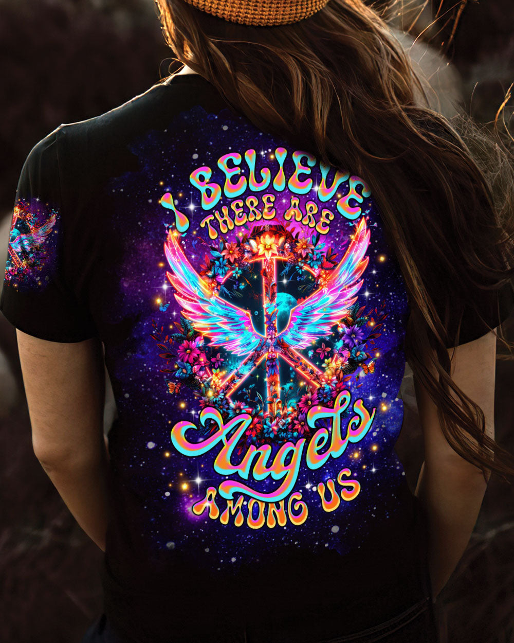 I BELIEVE THERE ARE ANGELS AMONG US WINGS ALL OVER PRINT - TLTR2712242