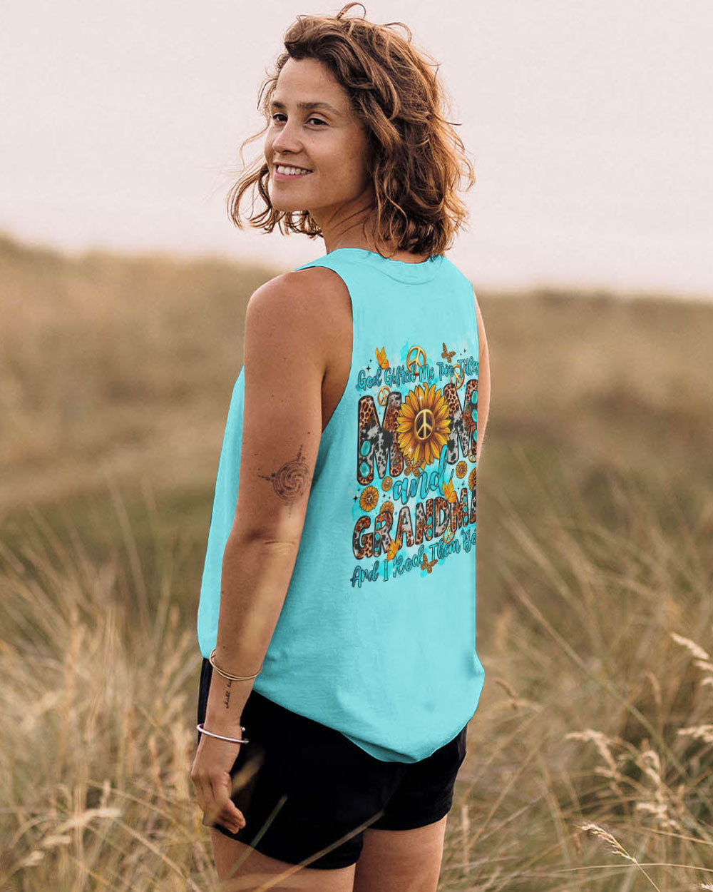 MOM AND GRANDMA SUNFLOWER ALL OVER PRINT - TLTR2802243