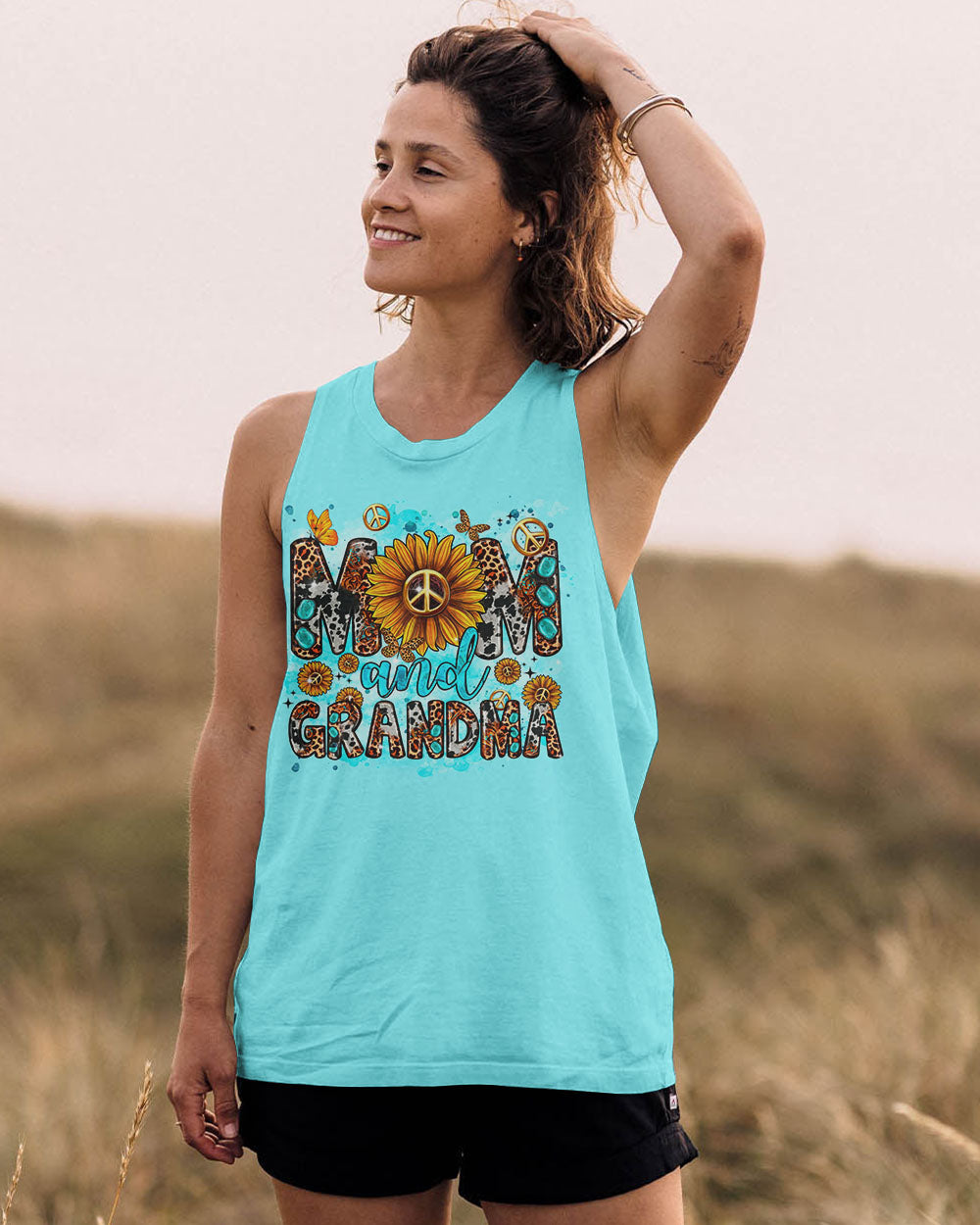 MOM AND GRANDMA SUNFLOWER ALL OVER PRINT - TLTR2802243
