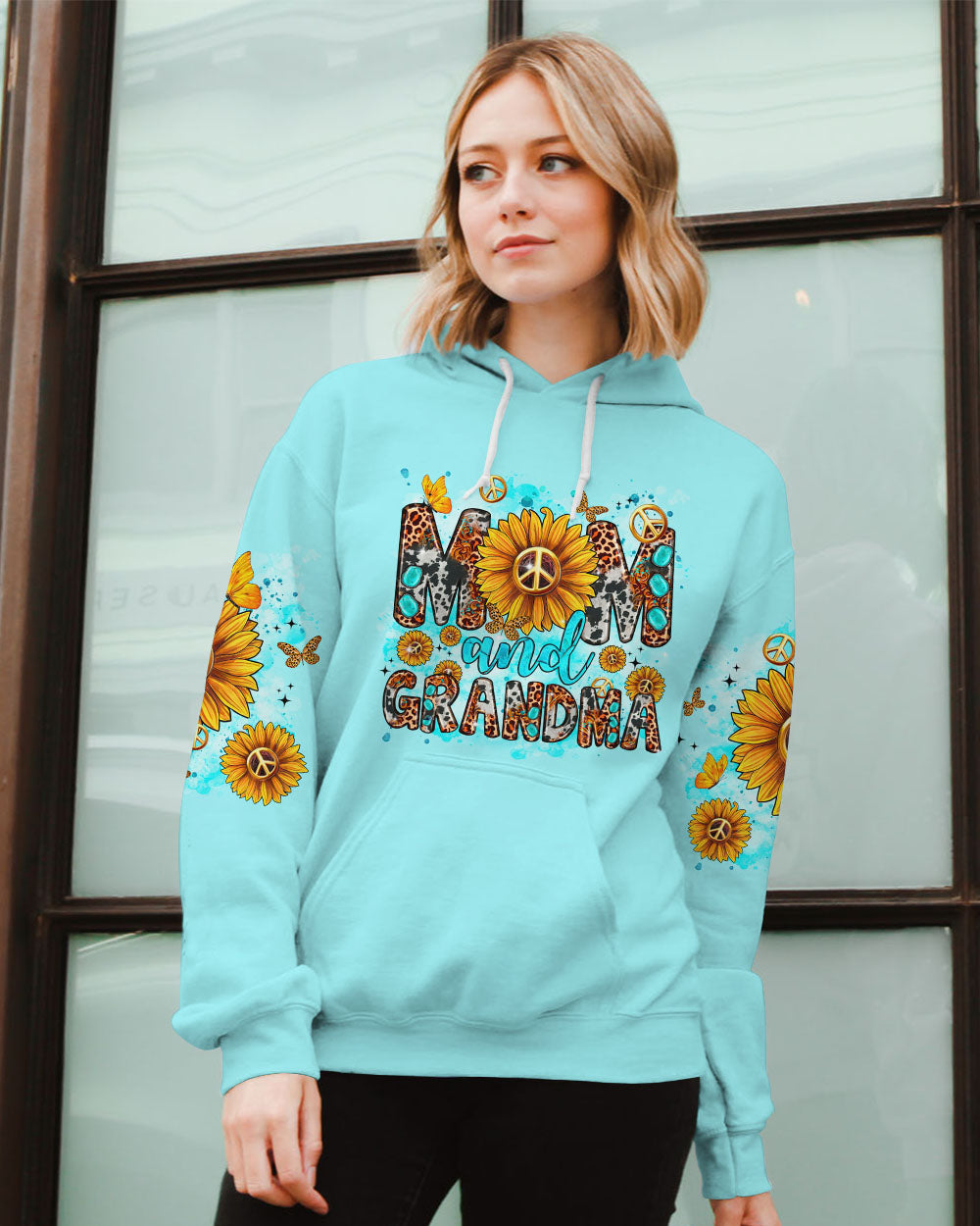 MOM AND GRANDMA SUNFLOWER ALL OVER PRINT - TLTR2802243