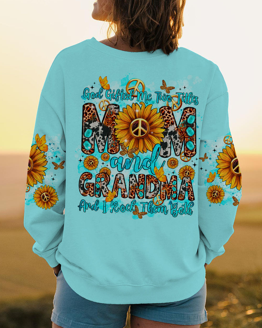 MOM AND GRANDMA SUNFLOWER ALL OVER PRINT - TLTR2802243