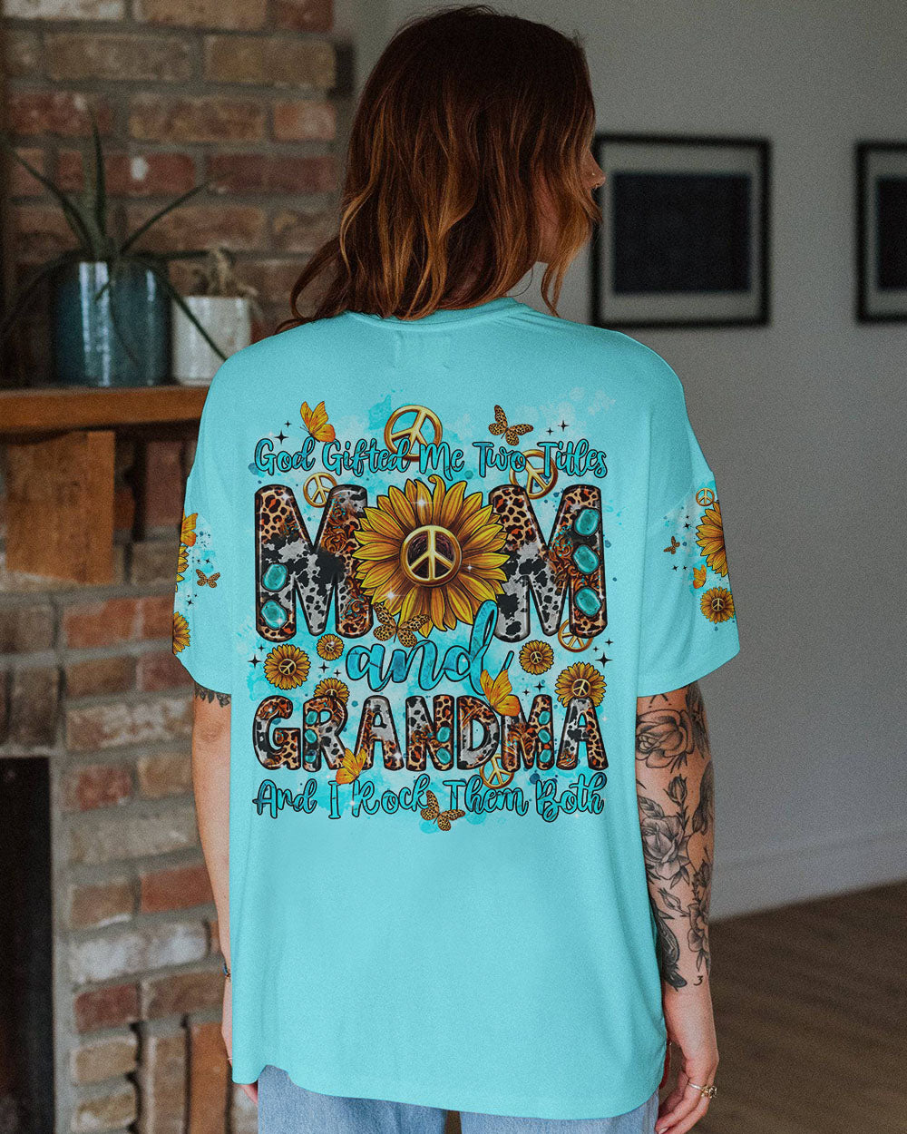 MOM AND GRANDMA SUNFLOWER ALL OVER PRINT - TLTR2802243