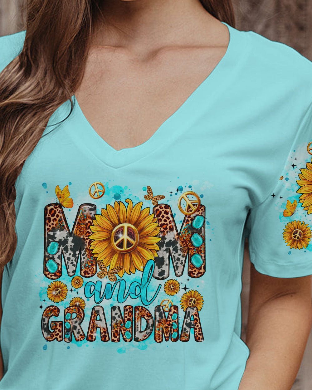 MOM AND GRANDMA SUNFLOWER ALL OVER PRINT - TLTR2802243
