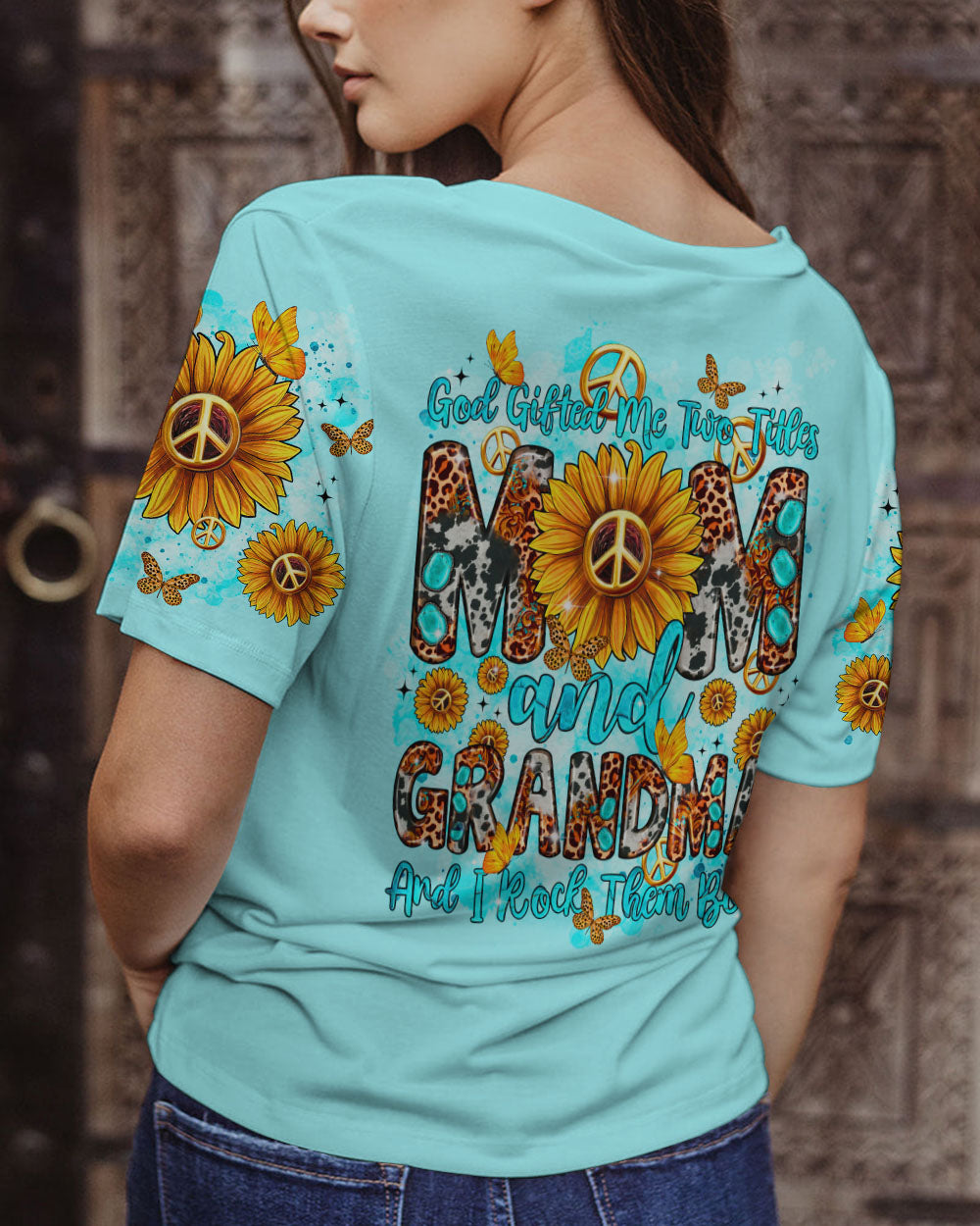 MOM AND GRANDMA SUNFLOWER ALL OVER PRINT - TLTR2802243