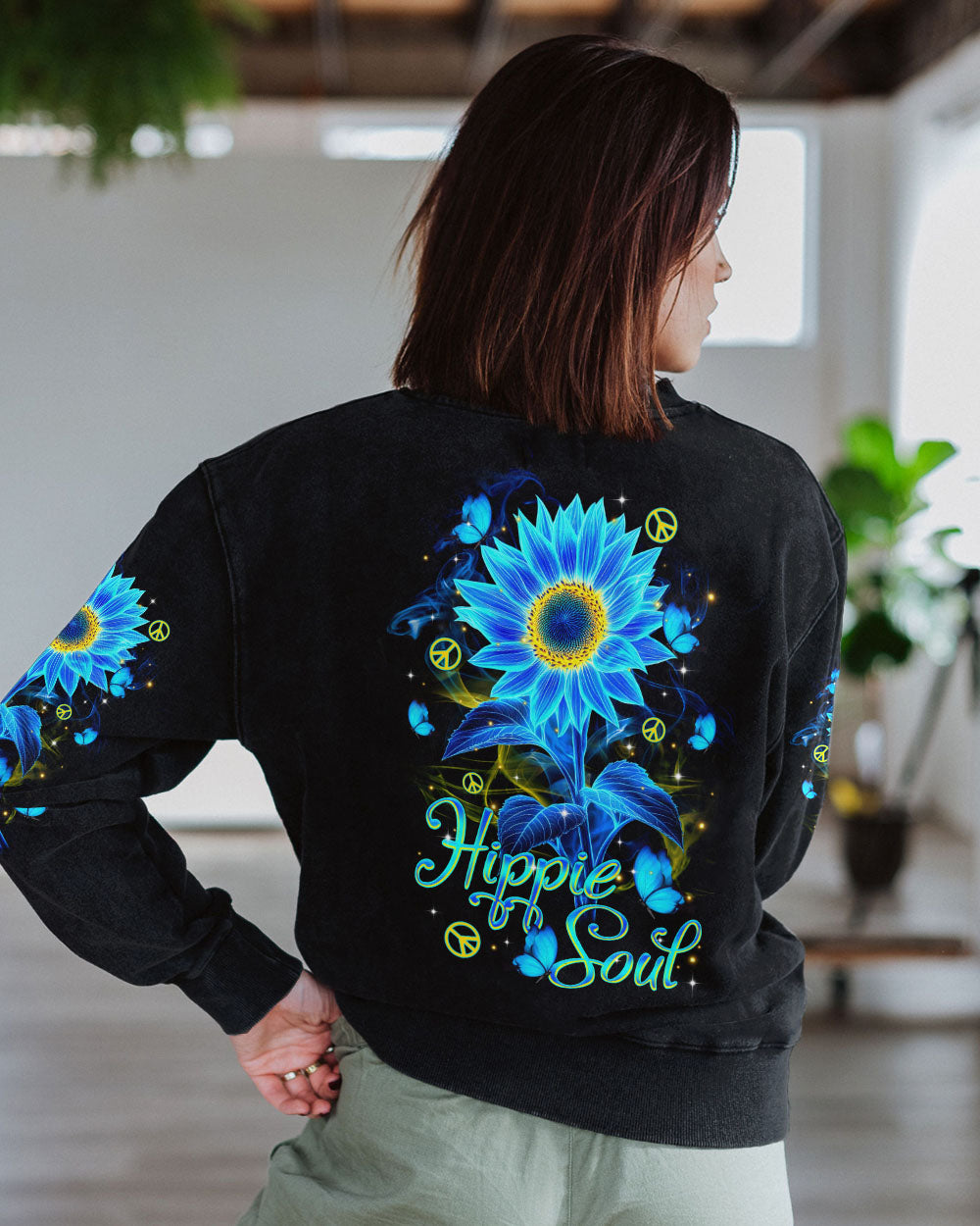 HIPPIE SOUL SUNFLOWER ALL OVER PRINT  - TLTR2802253