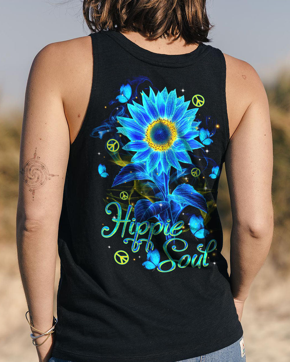 HIPPIE SOUL SUNFLOWER ALL OVER PRINT  - TLTR2802253