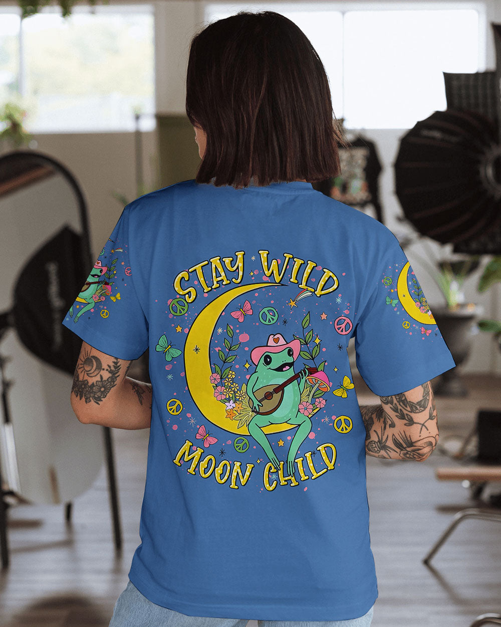 STAY WILD MOON CHILD FROG ALL OVER PRINT - TLTR2808244