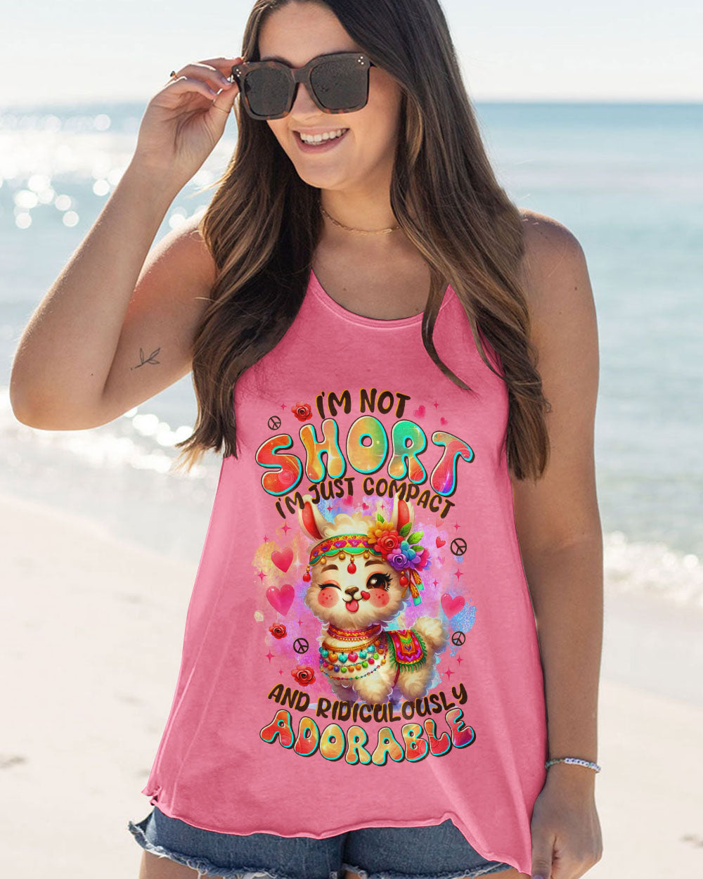 I'M NOT SHORT ALPACA ALL OVER PRINT - TLTR2808252