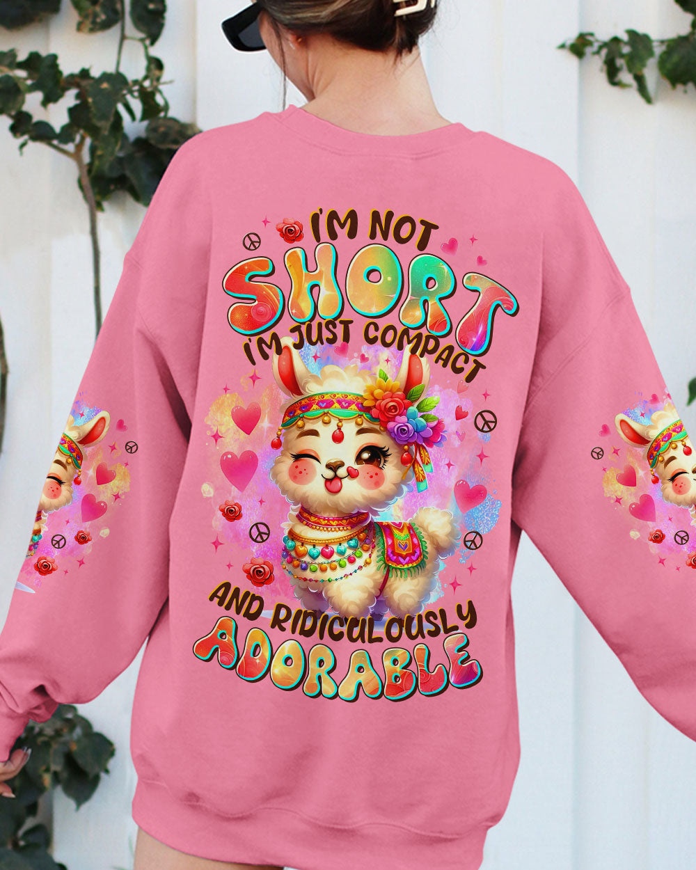 I'M NOT SHORT ALPACA ALL OVER PRINT - TLTR2808252
