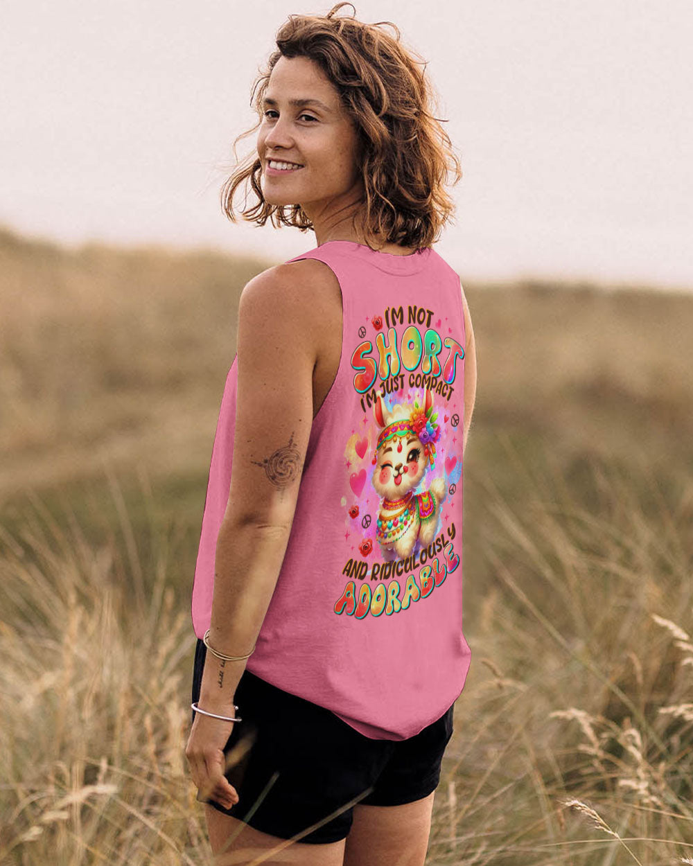 I'M NOT SHORT ALPACA ALL OVER PRINT - TLTR2808252