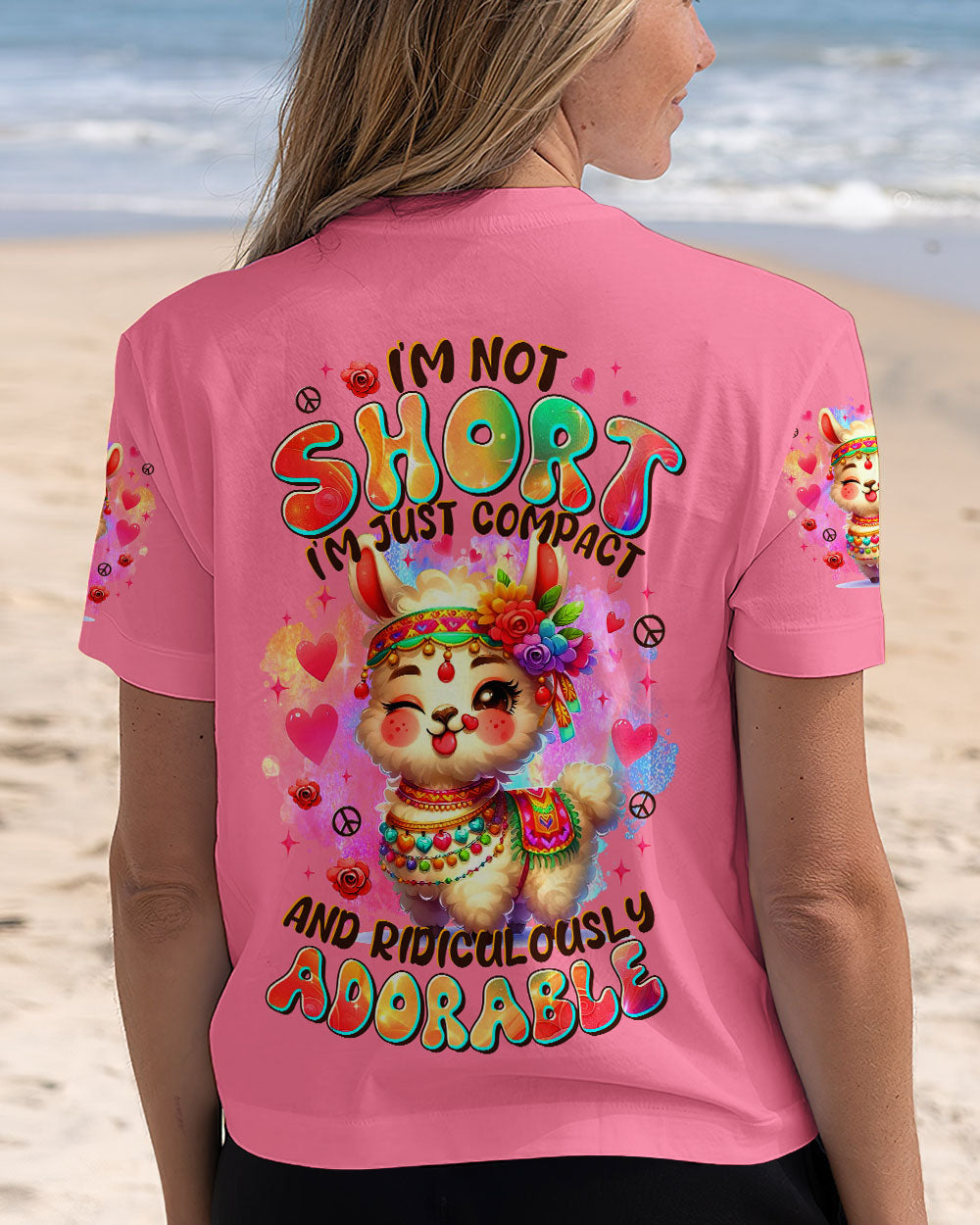 I'M NOT SHORT ALPACA ALL OVER PRINT - TLTR2808252