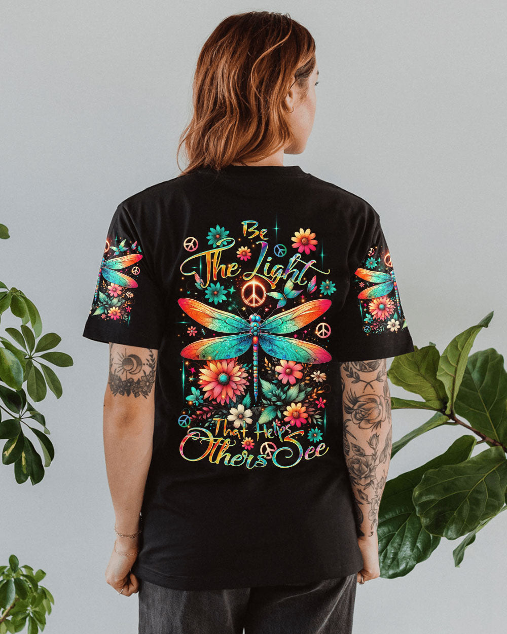 BE THE LIGHT THAT HELPS OTHERS SEE DRAGONFLY ALL OVER PRINT - TLTR2812232