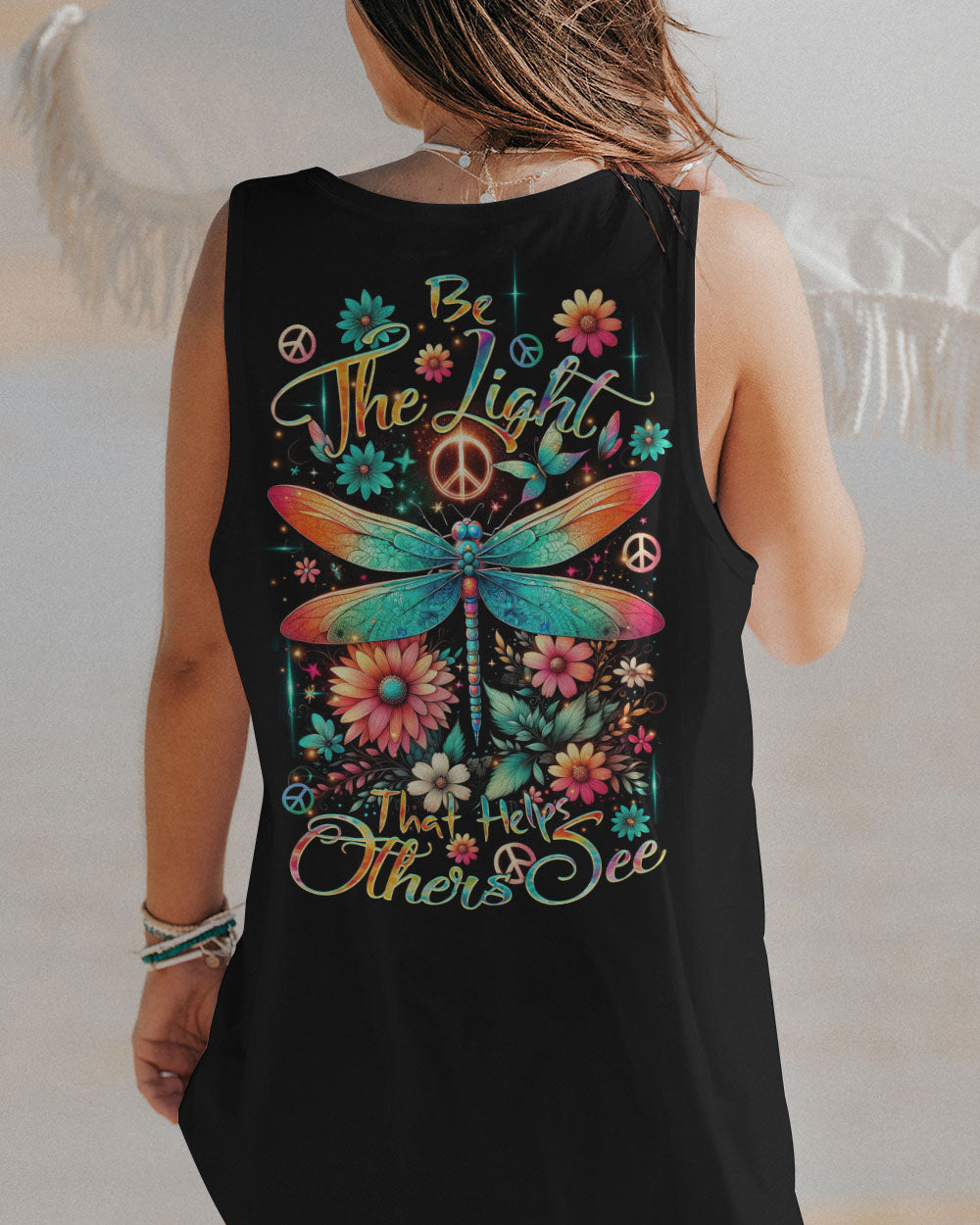 BE THE LIGHT THAT HELPS OTHERS SEE DRAGONFLY ALL OVER PRINT - TLTR2812232