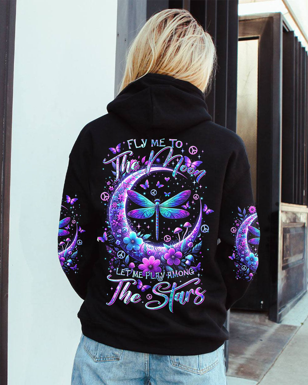 FLY ME TO THE MOON DRAGONFLY ALL OVER PRINT - TLTR2901245