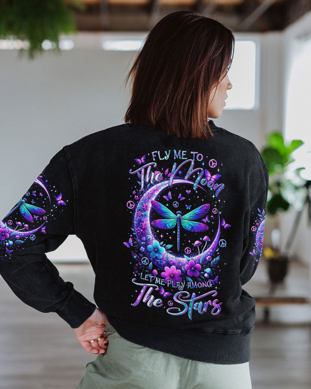 FLY ME TO THE MOON DRAGONFLY ALL OVER PRINT - TLTR2901245