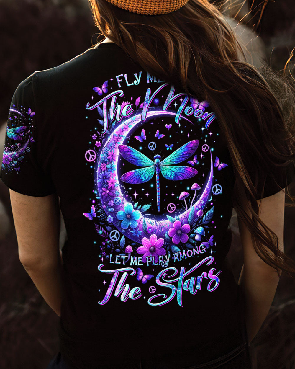 FLY ME TO THE MOON DRAGONFLY ALL OVER PRINT - TLTR2901245