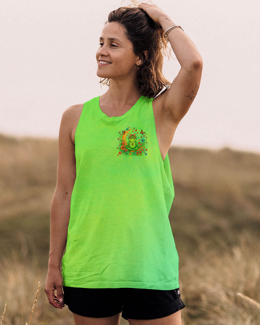 JUST BREATHE FROG ALL OVER PRINT - TLTR2904254