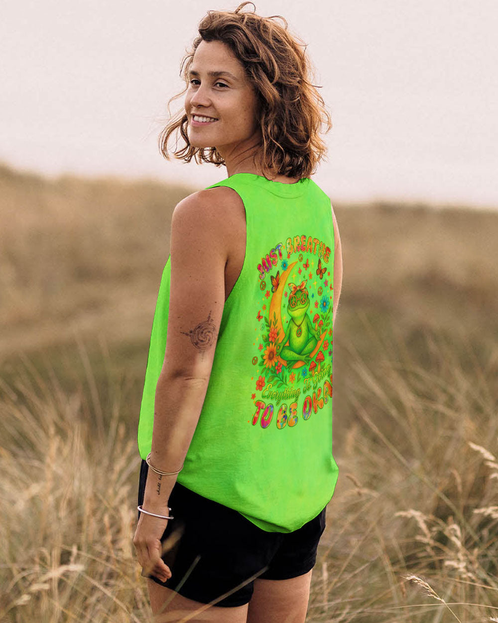 JUST BREATHE FROG ALL OVER PRINT - TLTR2904254