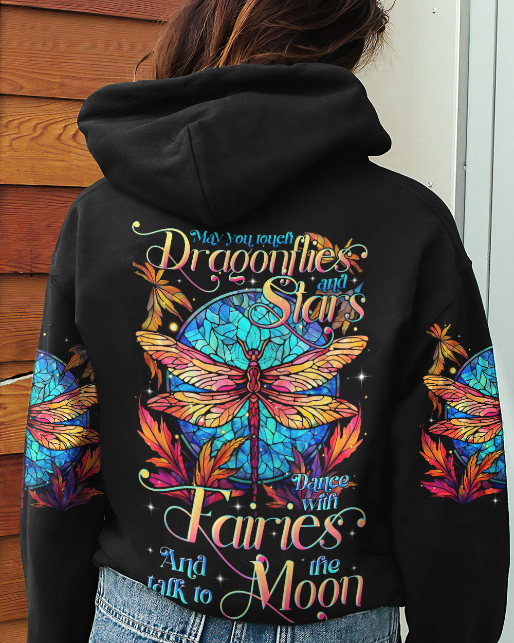 MAY YOU TOUCH DRAGONFLIES AND STARS ALL OVER PRINT - TLTR2905232