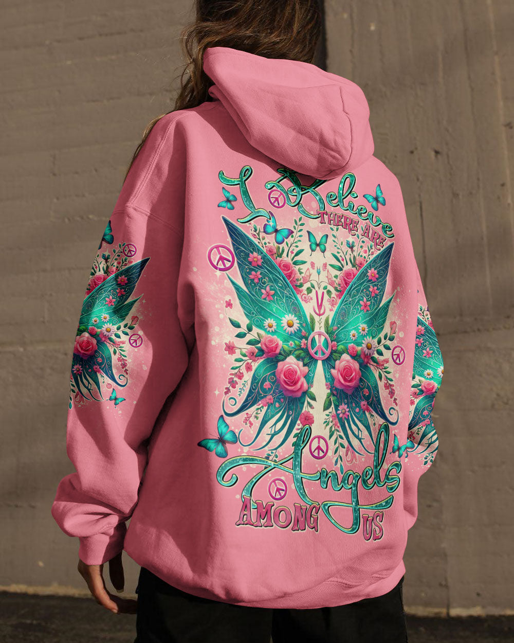 I BELIEVE THERE ARE ANGELS AMONG US WINGS ALL OVER PRINT - TLTR2907245