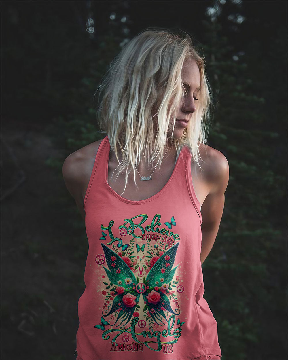 I BELIEVE THERE ARE ANGELS AMONG US WINGS ALL OVER PRINT - TLTR2907245