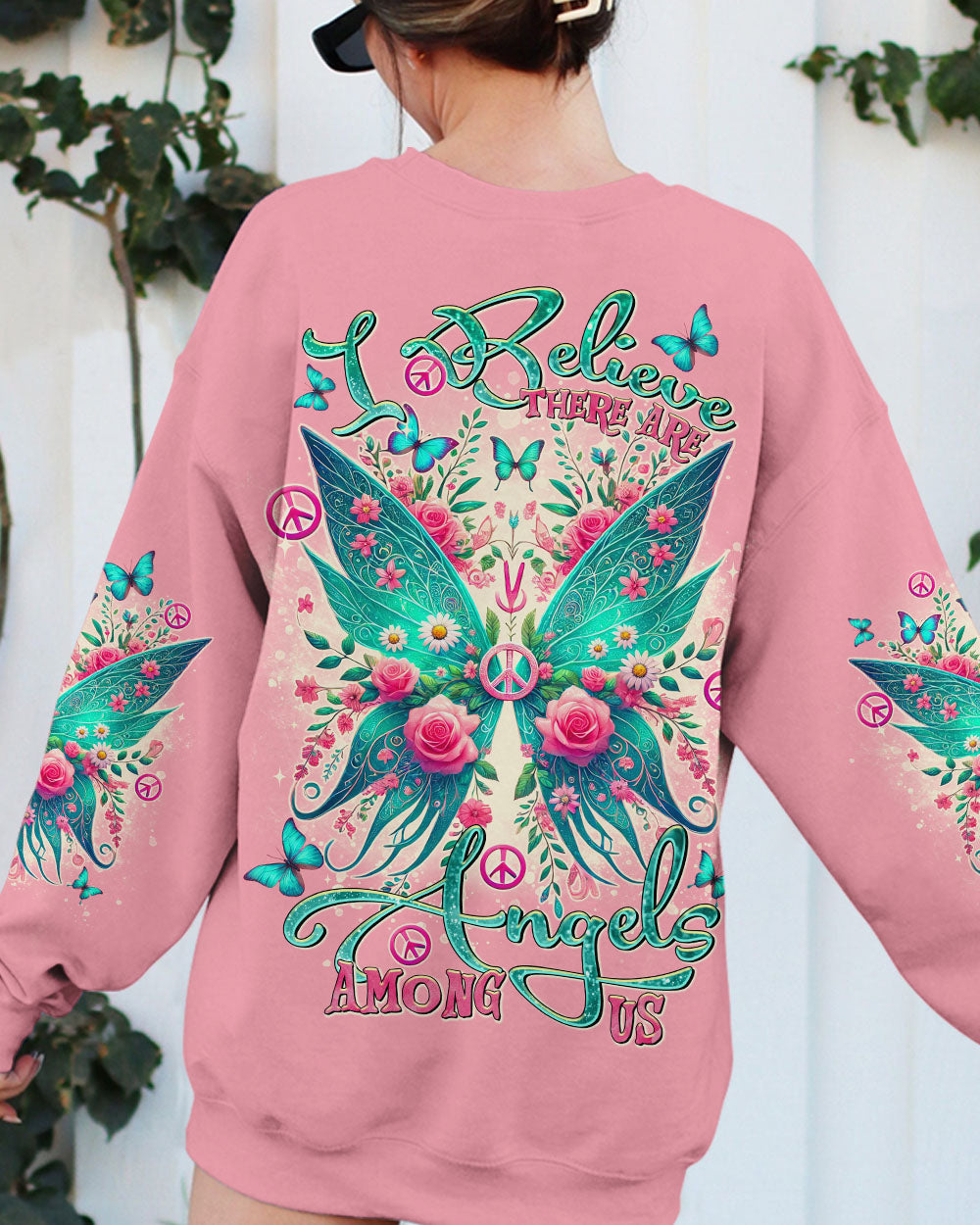 I BELIEVE THERE ARE ANGELS AMONG US WINGS ALL OVER PRINT - TLTR2907245