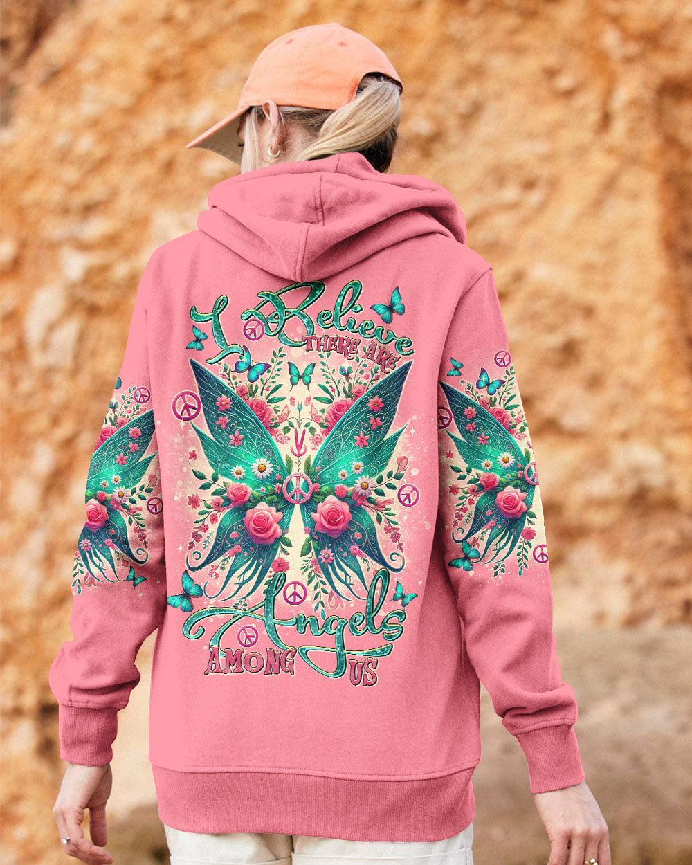 I BELIEVE THERE ARE ANGELS AMONG US WINGS ALL OVER PRINT - TLTR2907245