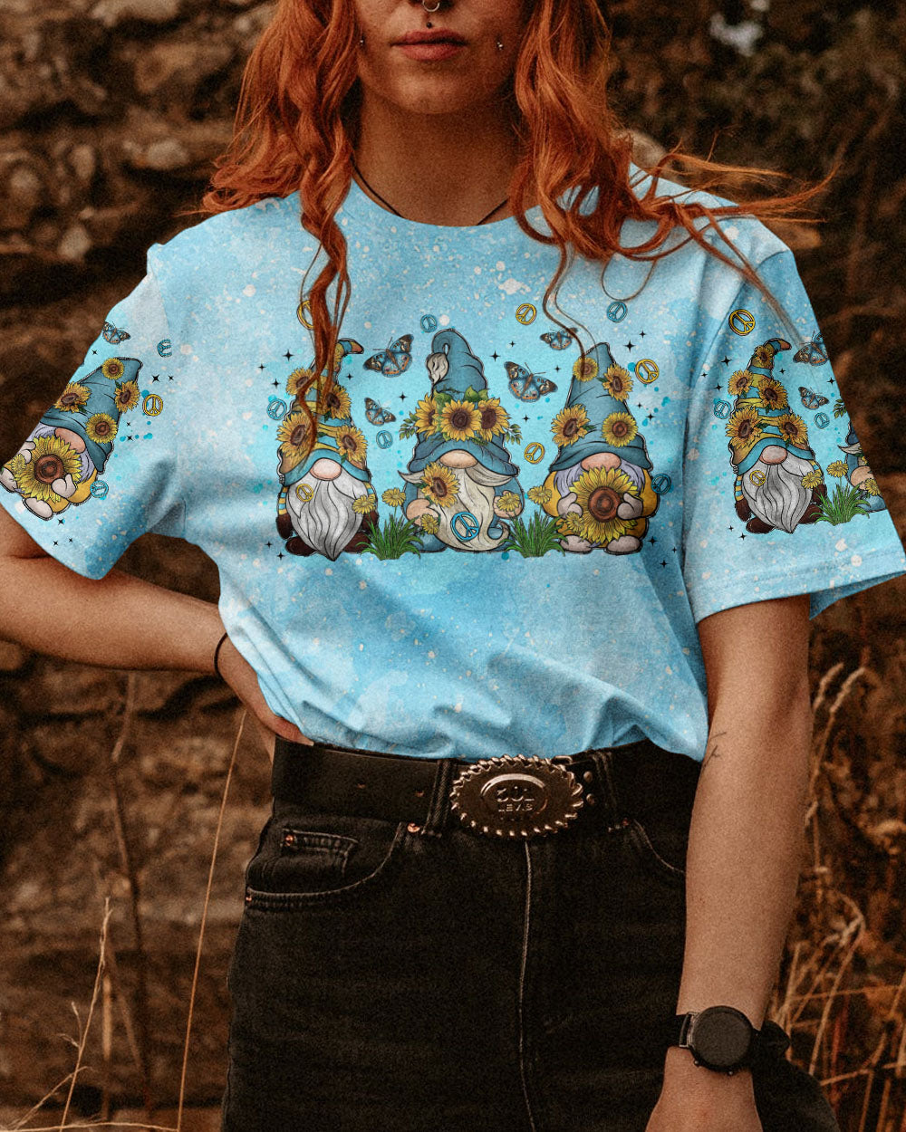 BE YOU THE WORLD WILL ADJUST GNOME ALL OVER PRINT - TLTR2908231