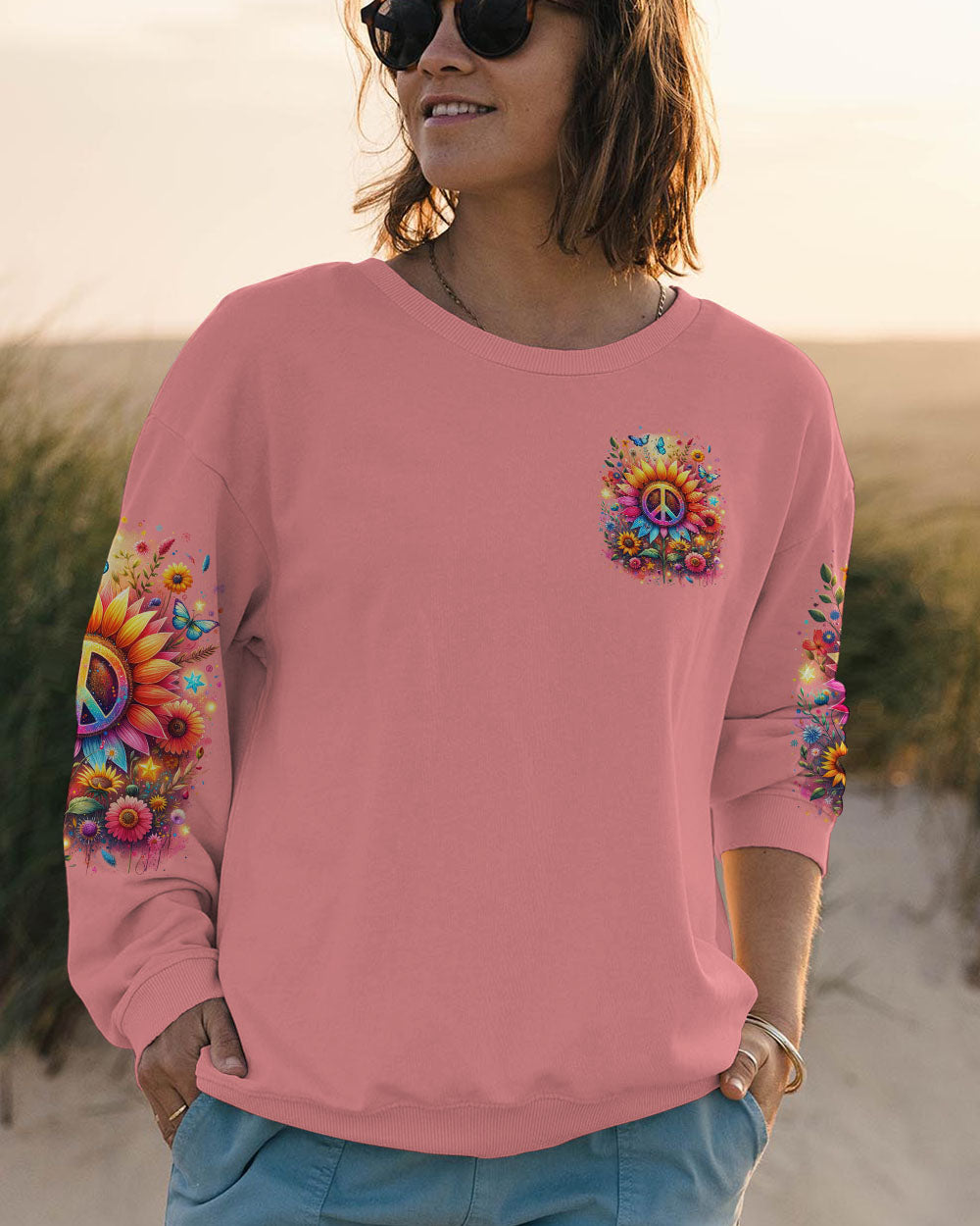 HIPPIE SOUL SUNFLOWER ALL OVER PRINT - TLTR2912233