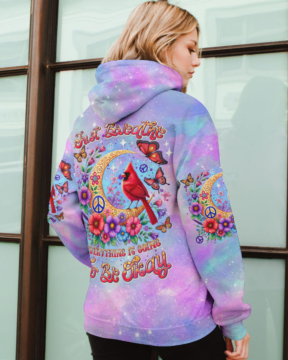 JUST BREATHE CARDINAL ALL OVER PRINT - TLTR3007244