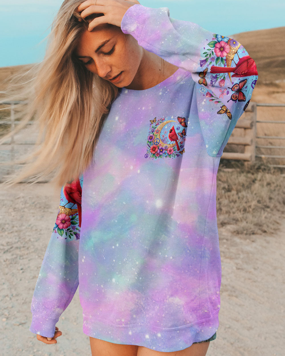 JUST BREATHE CARDINAL ALL OVER PRINT - TLTR3007244