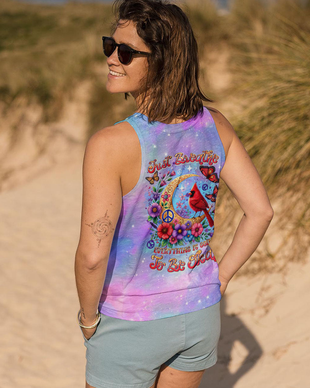 JUST BREATHE CARDINAL ALL OVER PRINT - TLTR3007244