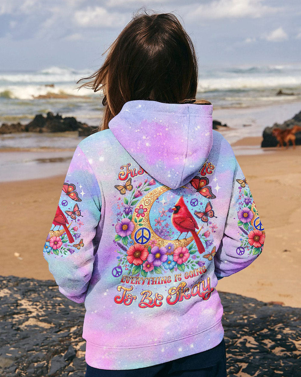JUST BREATHE CARDINAL ALL OVER PRINT - TLTR3007244