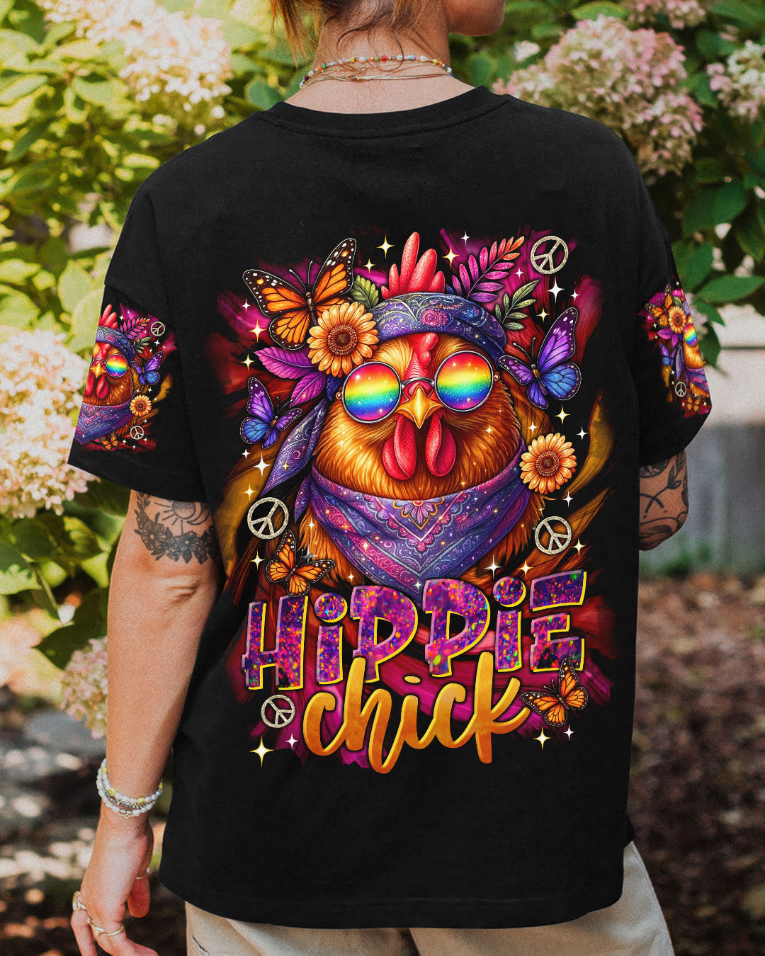 HIPPIE CHICK ALL OVER PRINT - TLTR3007253