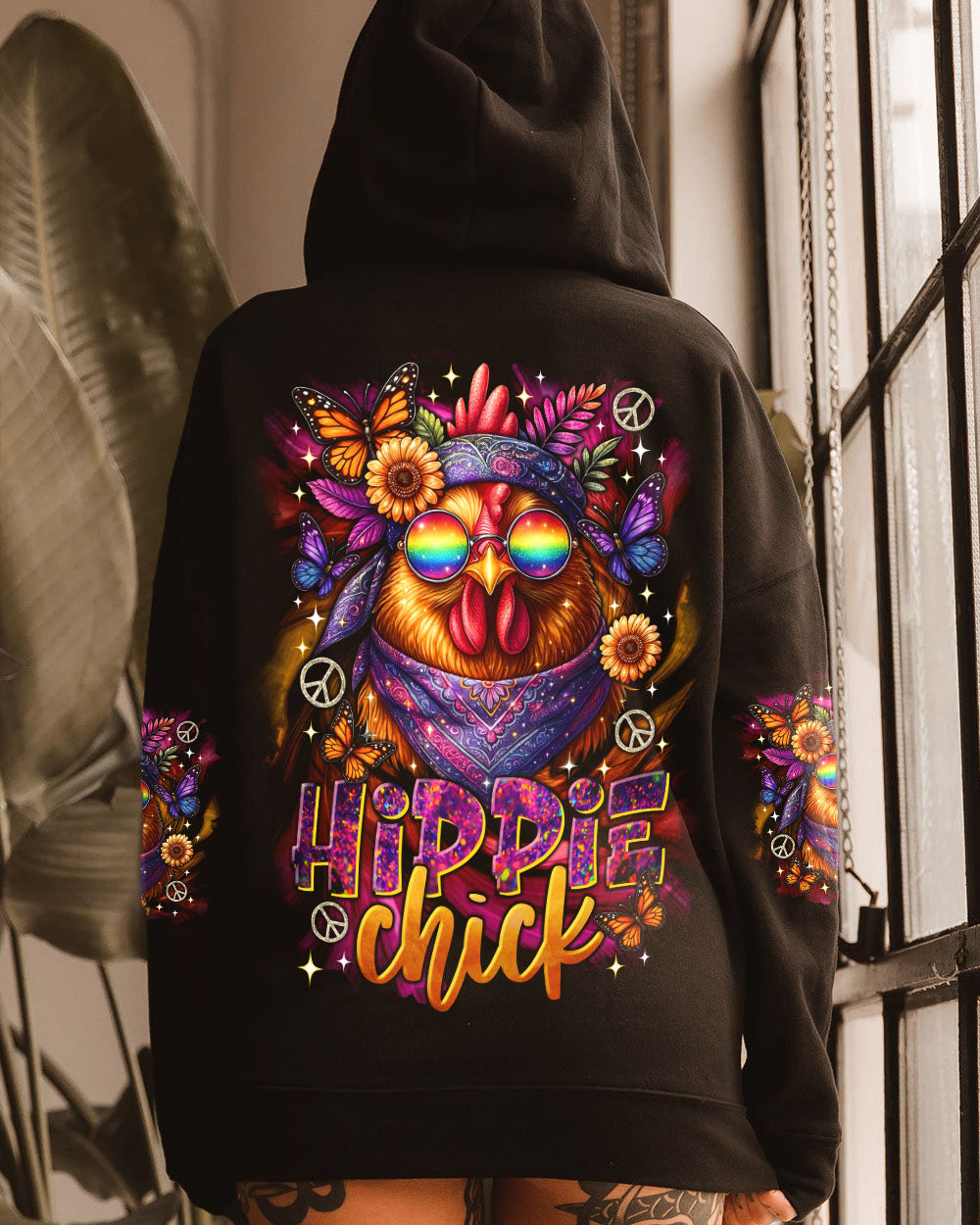 HIPPIE CHICK ALL OVER PRINT - TLTR3007253