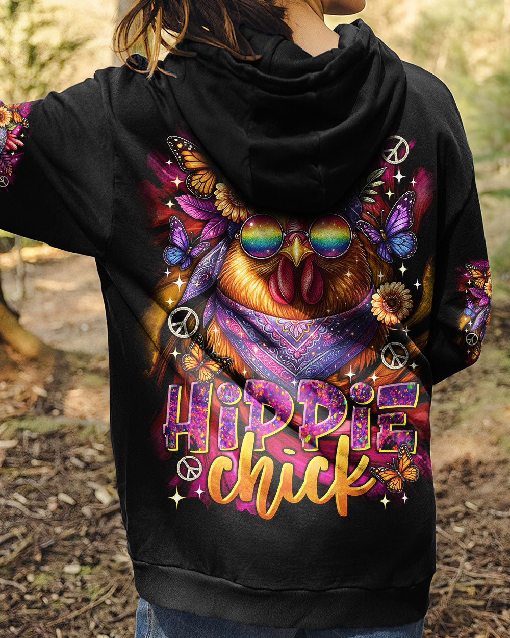 HIPPIE CHICK ALL OVER PRINT - TLTR3007253