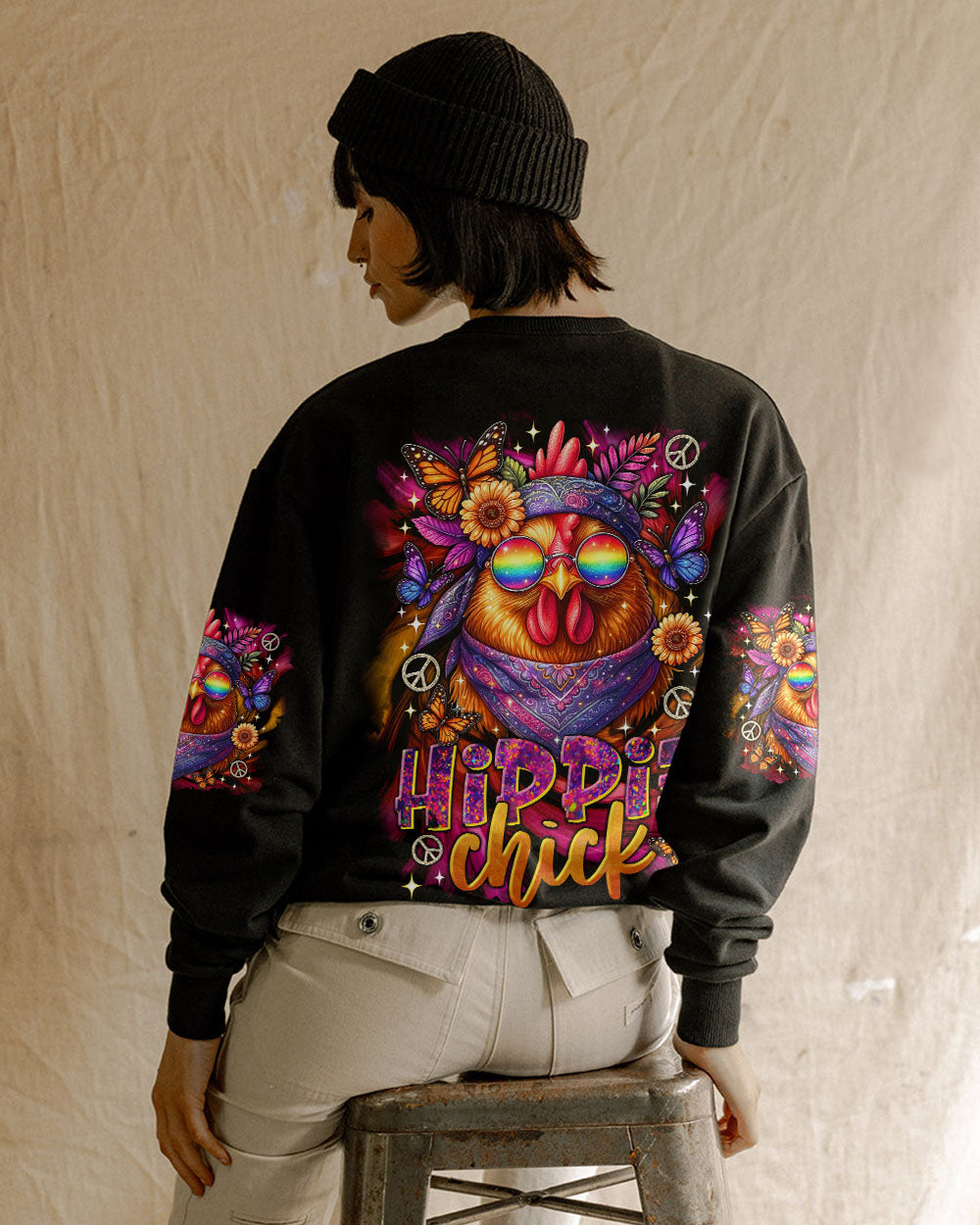 HIPPIE CHICK ALL OVER PRINT - TLTR3007253