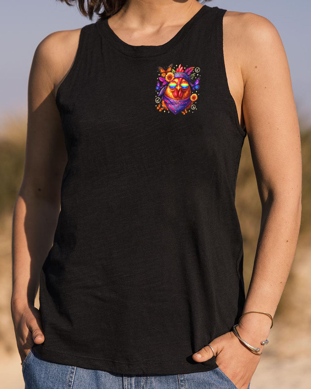 HIPPIE CHICK ALL OVER PRINT - TLTR3007253